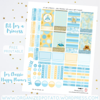 Free Planner Printable: Fit for a Princess