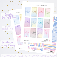 Free Planner Printable: Simply Sailor Moon